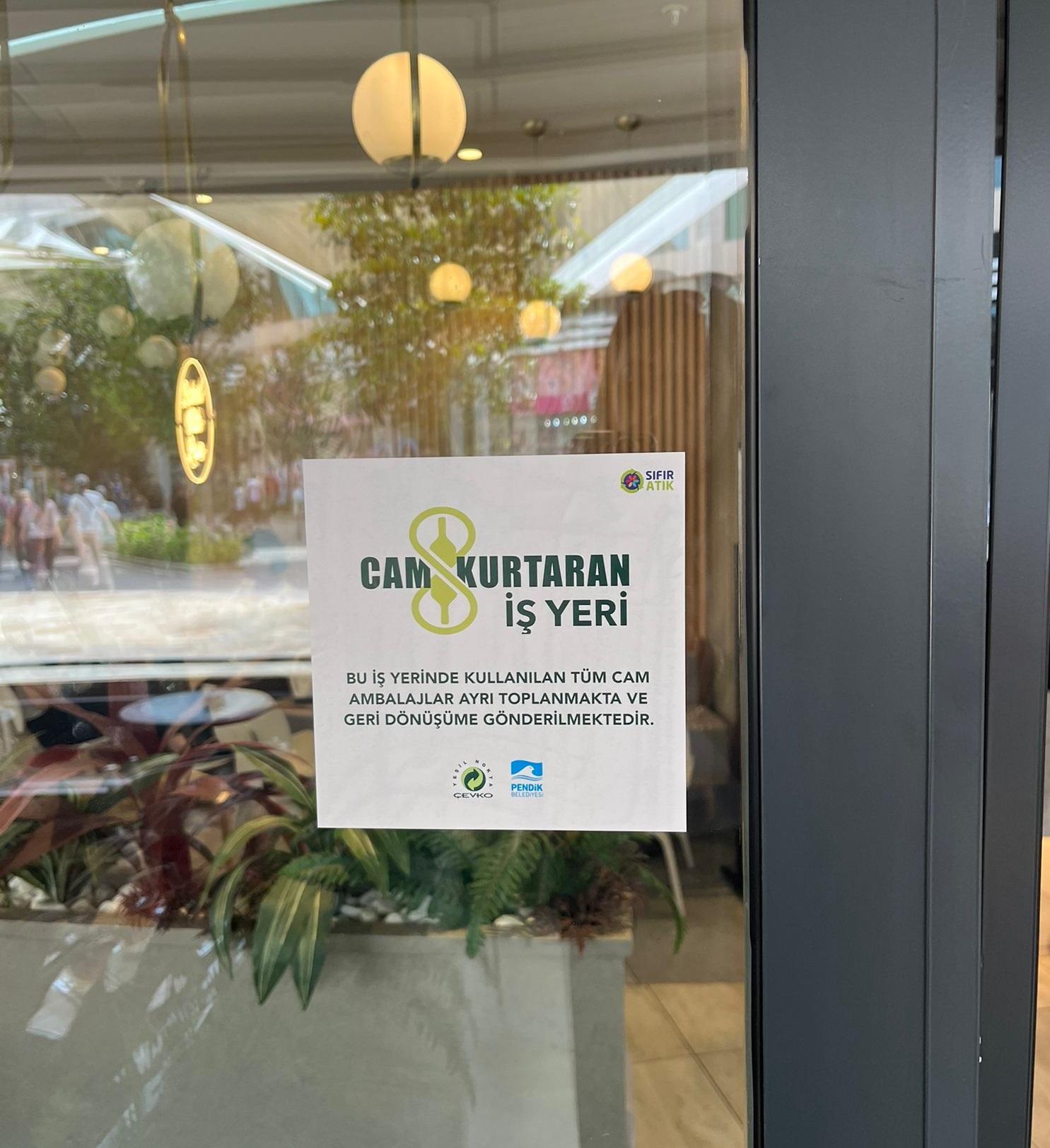 ÇEVKO Vakfı — CAMKURTARAN: Cam Geri Dönüşümünde Örnek Bir Uygulama Modeli Pendik Kafe ve Restoranlarında “Camkurtaran” Seferberliği