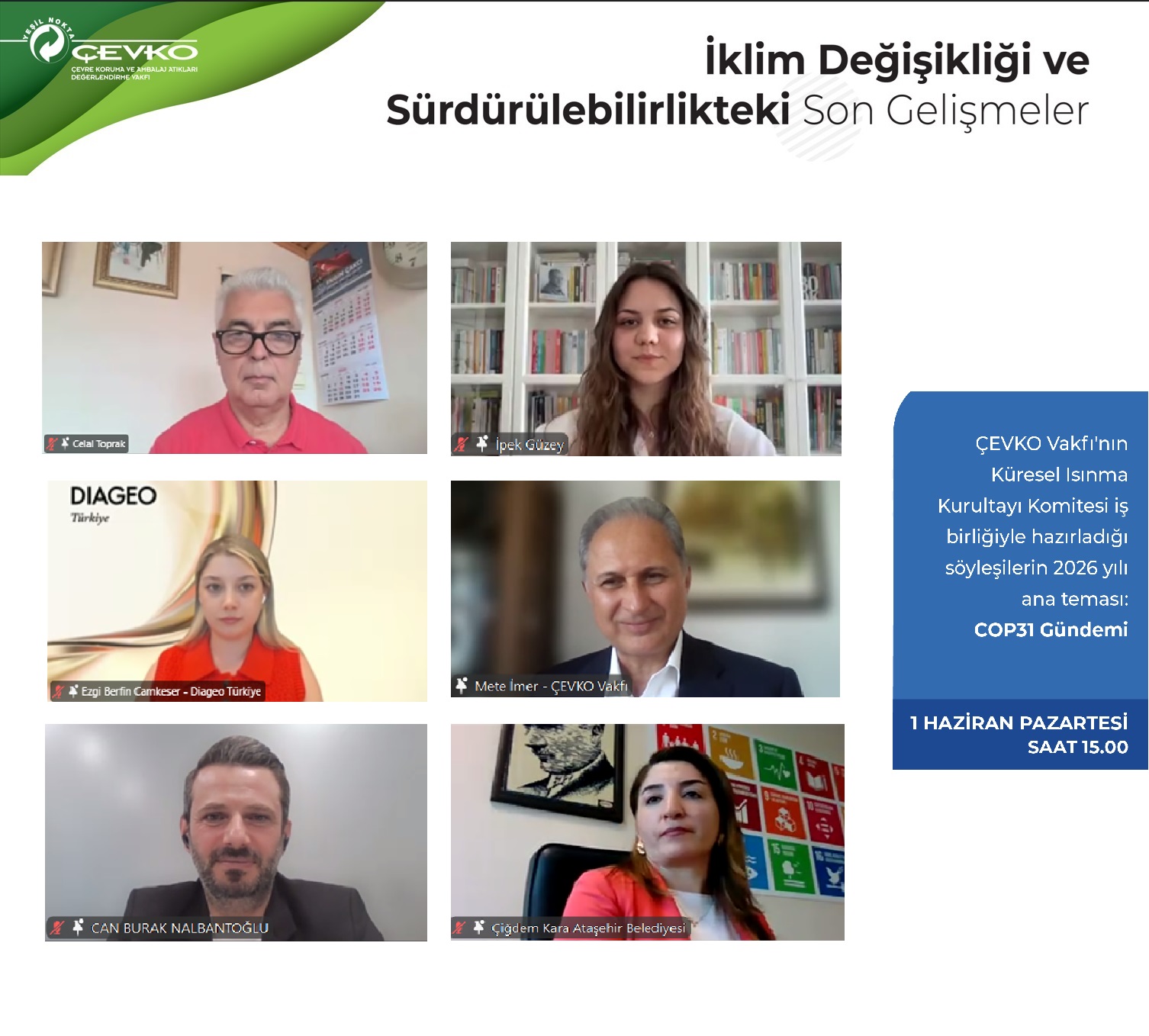 ÇEVKO Vakfı — Çevko Vakfı Söyleşisi’nde COP31’e Giderken Döngüsel Ekonomi, Sıfır Atık ve Yapay Zekâ Gündemi Ele Alındı — image 4 of 8