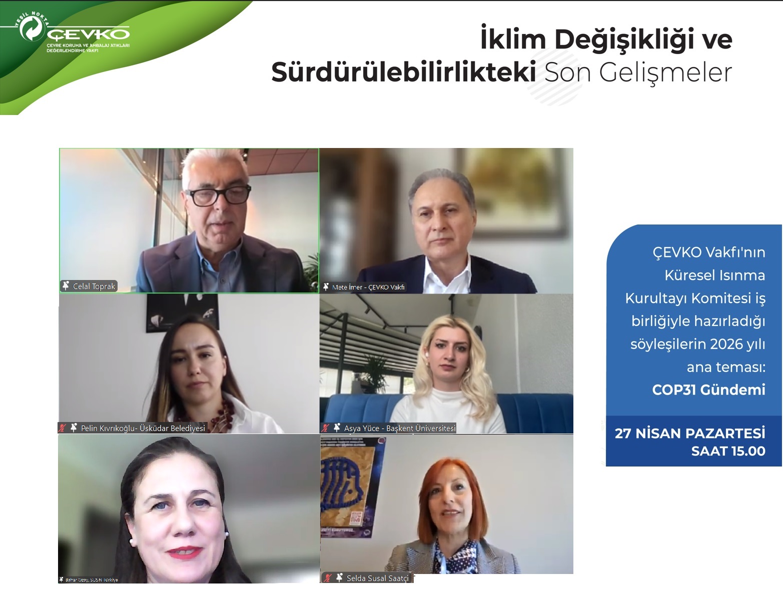 ÇEVKO Vakfı — “Onarıcı Tarım, Yerel Çözümler ve Gençliğin Gücü” Çevko Vakfı Söyleşisi’nde “Dirençlilik” ve “Uygulama” Vurguları Öne Çıktı — image 7 of 7
