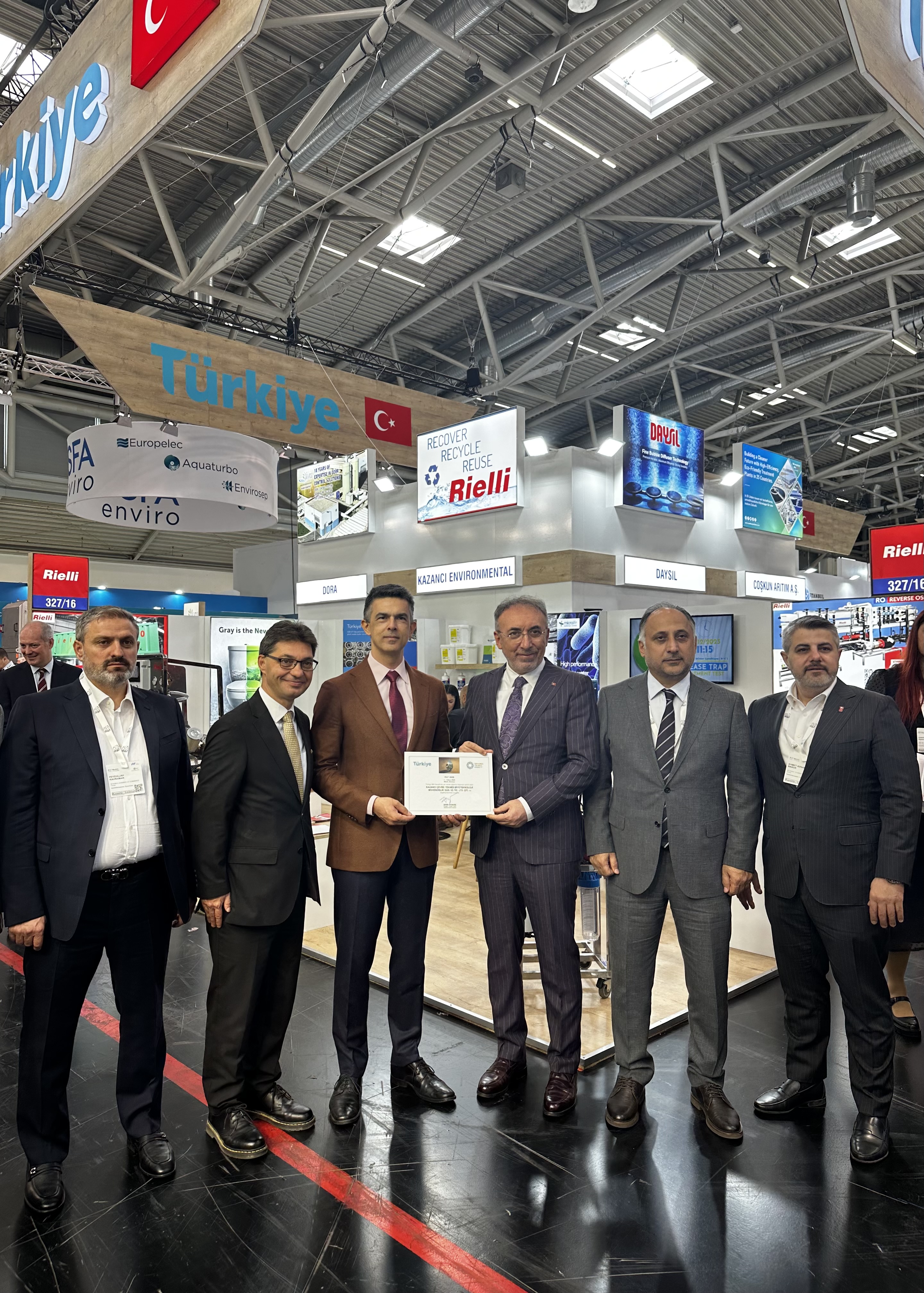 Kazancı Çevre Tekniği — Rielli, Turkey's Global Water Treatment Brand, at the Global Gathering of Water and Environmental Technologies