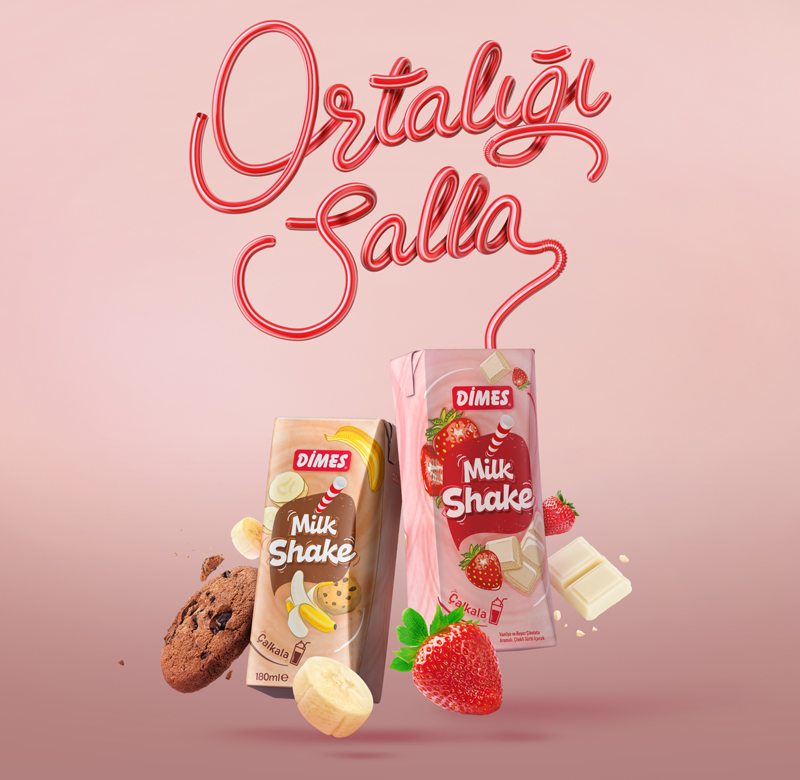 DİMES — DİMES’ten Ortalığı Sallayan Lezzet: Milkshake