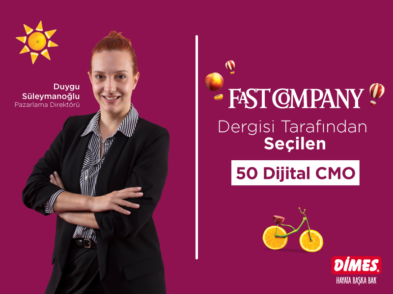 DİMES — Dimes Pazarlama Direktörü Duygu Süleymanoğlu, Pazarlamanın Yeni Nesil Liderleri Arasında Gösterildi