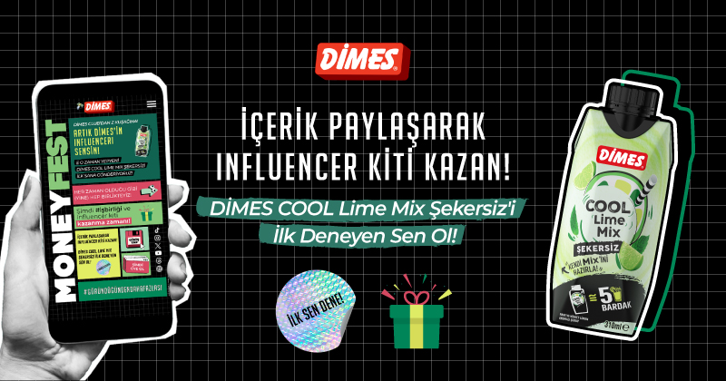 DİMES — Dimes Gençlere Hayatlarında Manifestledikleri Influencer Deneyimini Yaşatmaya Devam Ediyor DİMES’in Yeni Influencer’ı Sensin !