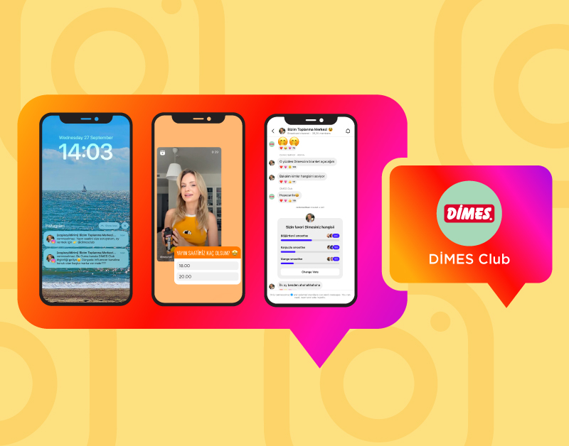 DİMES — Bir Marka İlk Kez Bir Influencer’ın Instagram Yayın Kanalına Konuk Oldu; Dimes Sosyal Medyada BİR İlke Daha İmza Attı