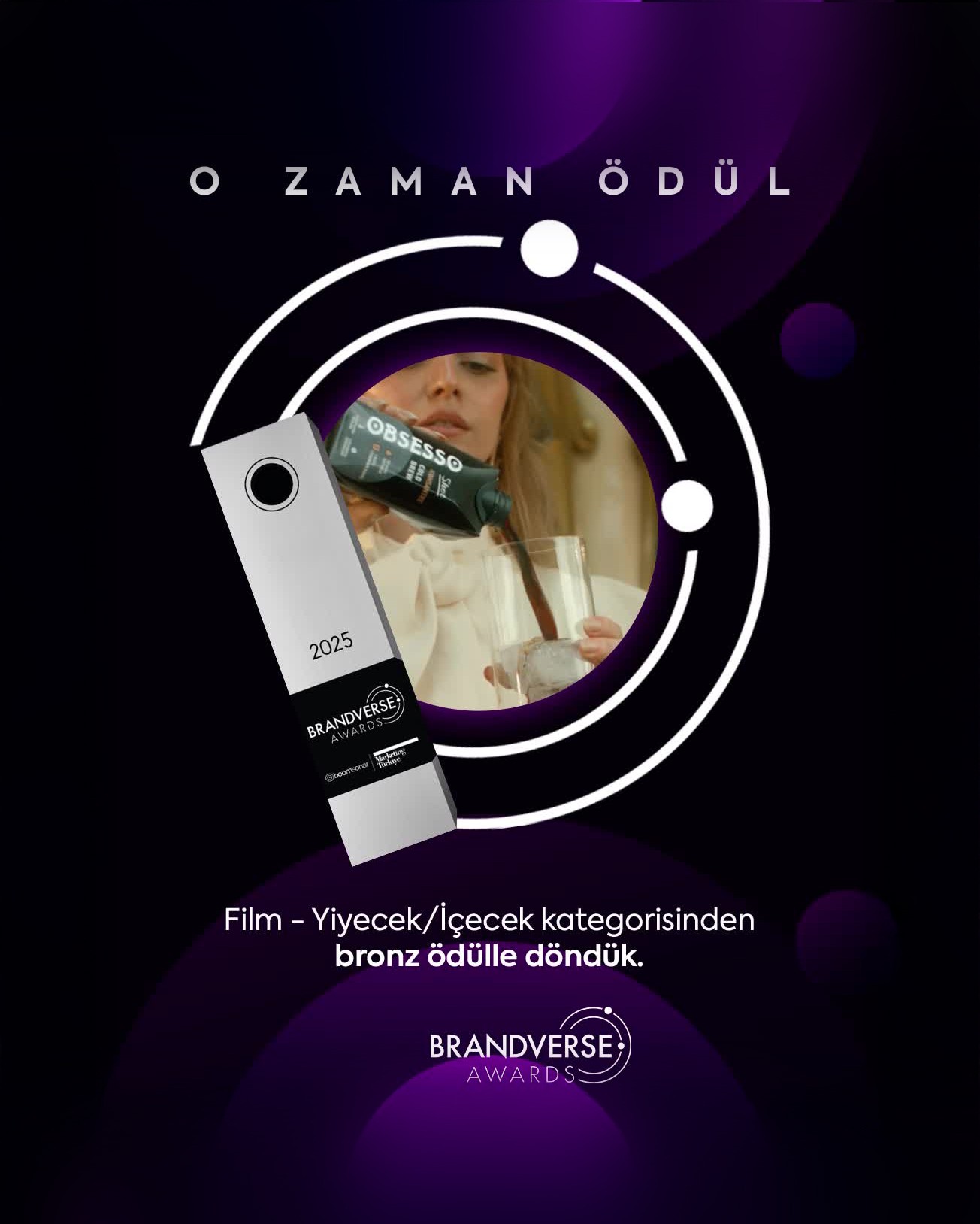OBSESSO — OBSESSO’ya Brandverse’ten Bronz Ödül! 🖤