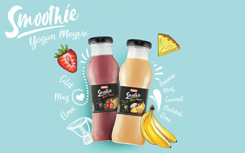 DİMES — DİMES'ten Meyvenin En Pratik Hali: Dimes Smoothie