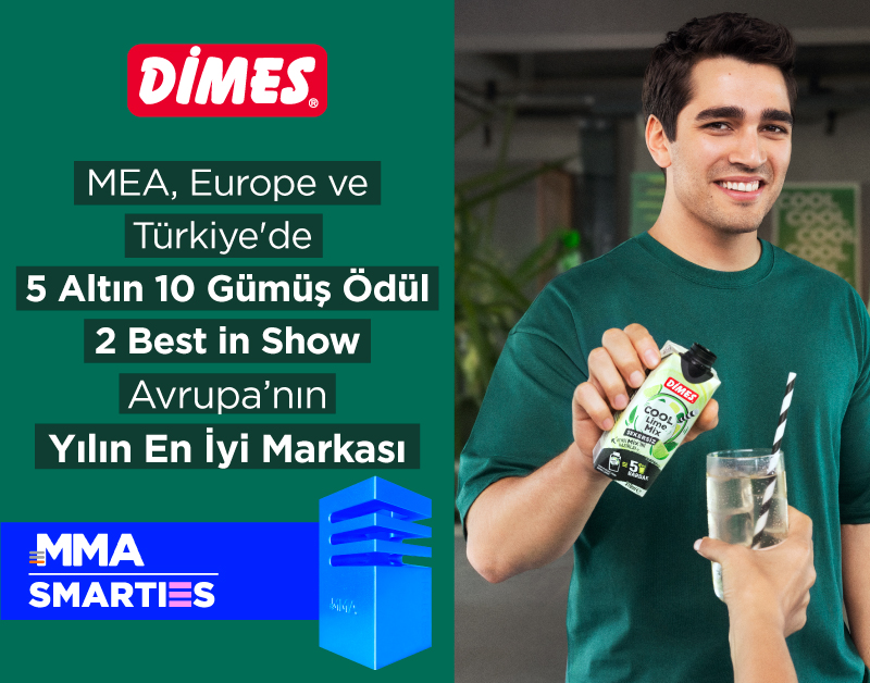 DİMES — Smarties 2024’ün Türkiye, MEA ve Avrupa Şampiyonu Dimes! — image 1 of 1