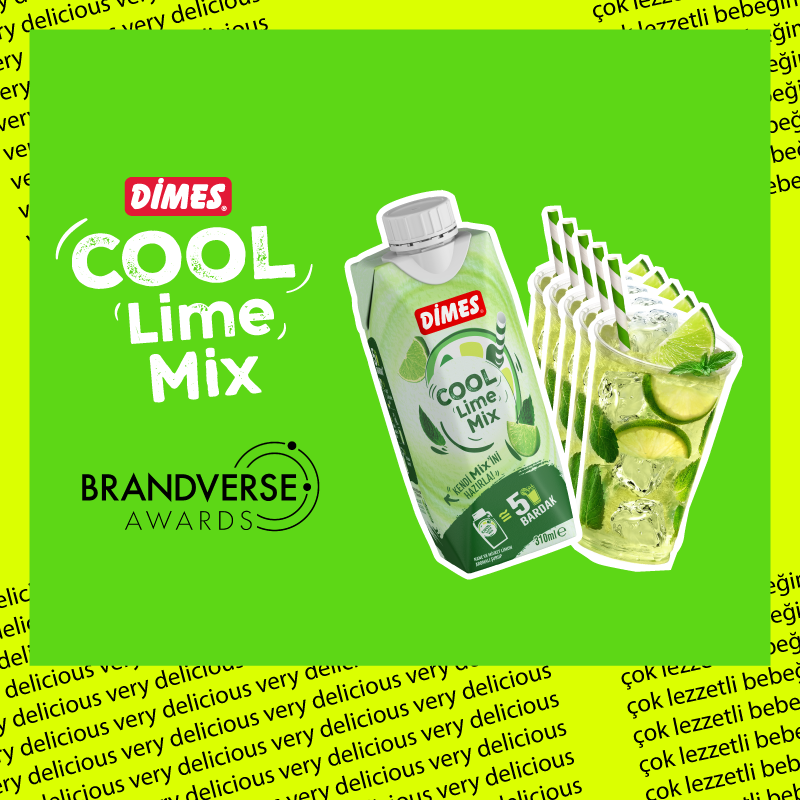 DİMES — Dimes Cool Lime Mix Göründüğünden Daha Fazlası Kampanyası Ödüle Doymuyor