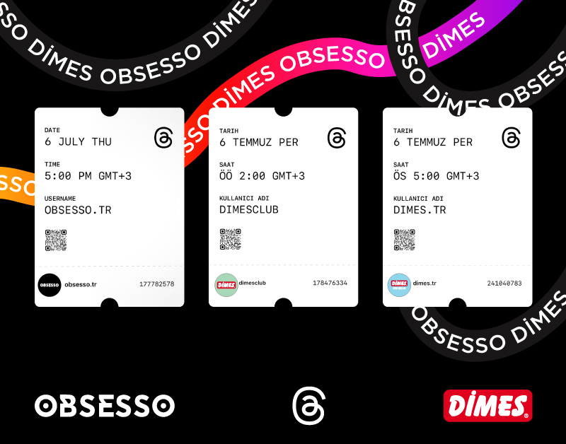 DİMES — Sosyal Medyada Fenomenleşen Dimes ve Obsesso, Yeni Dijital Platform Threads’de İLK Günden Paylaşıma Başladı