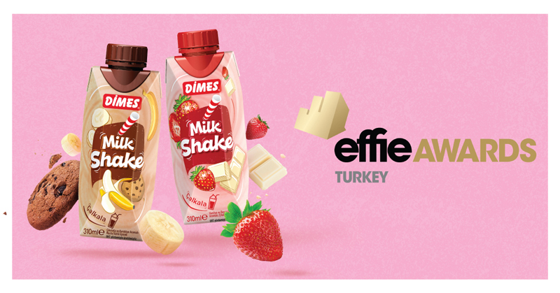DİMES — Dimes Milkshake Effie Ödüllerinde de Ortamı Salladı