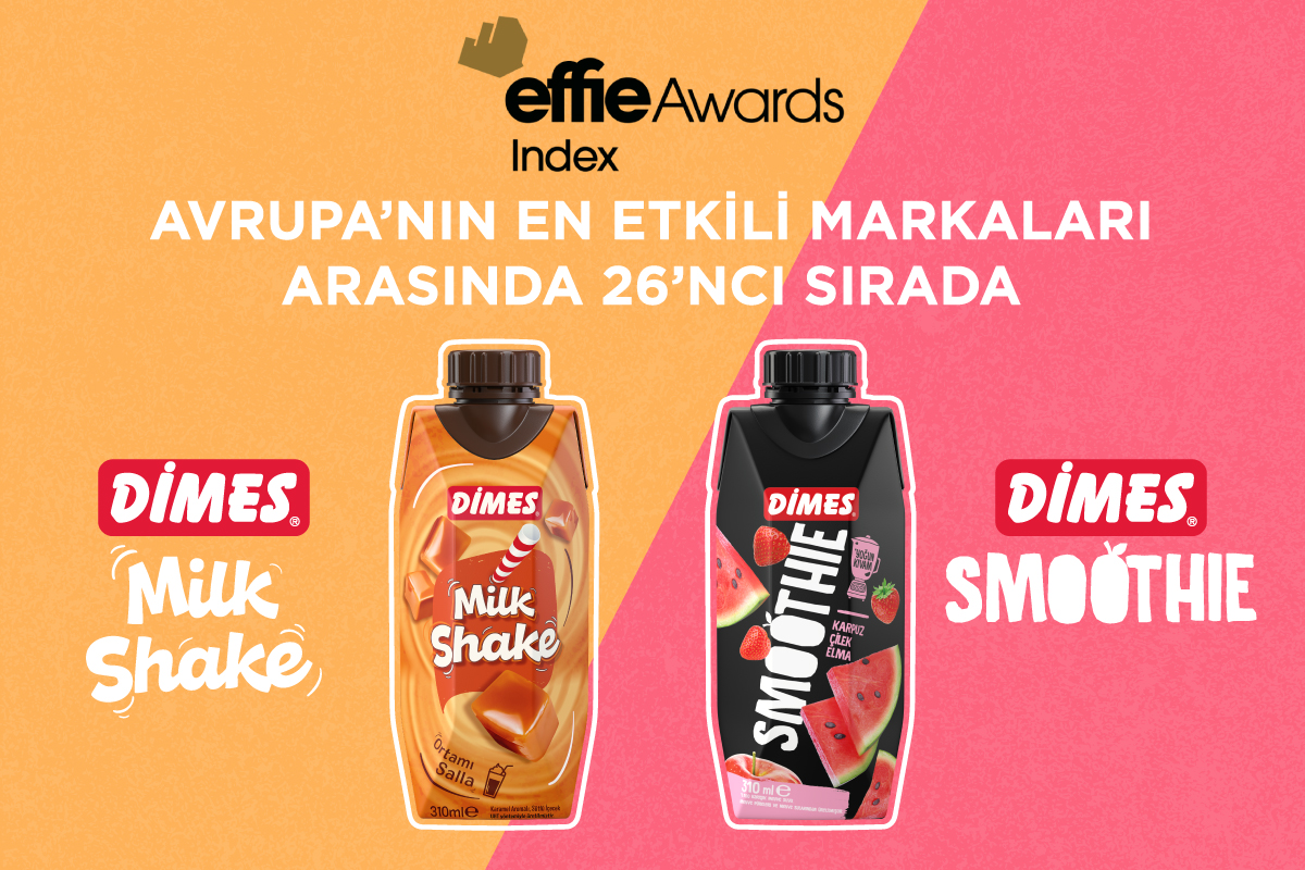DİMES — Dimes Smoothie ve Dimes Milkshake, Avrupa’nın En Başarılı Markaları Arasında Gösterildi