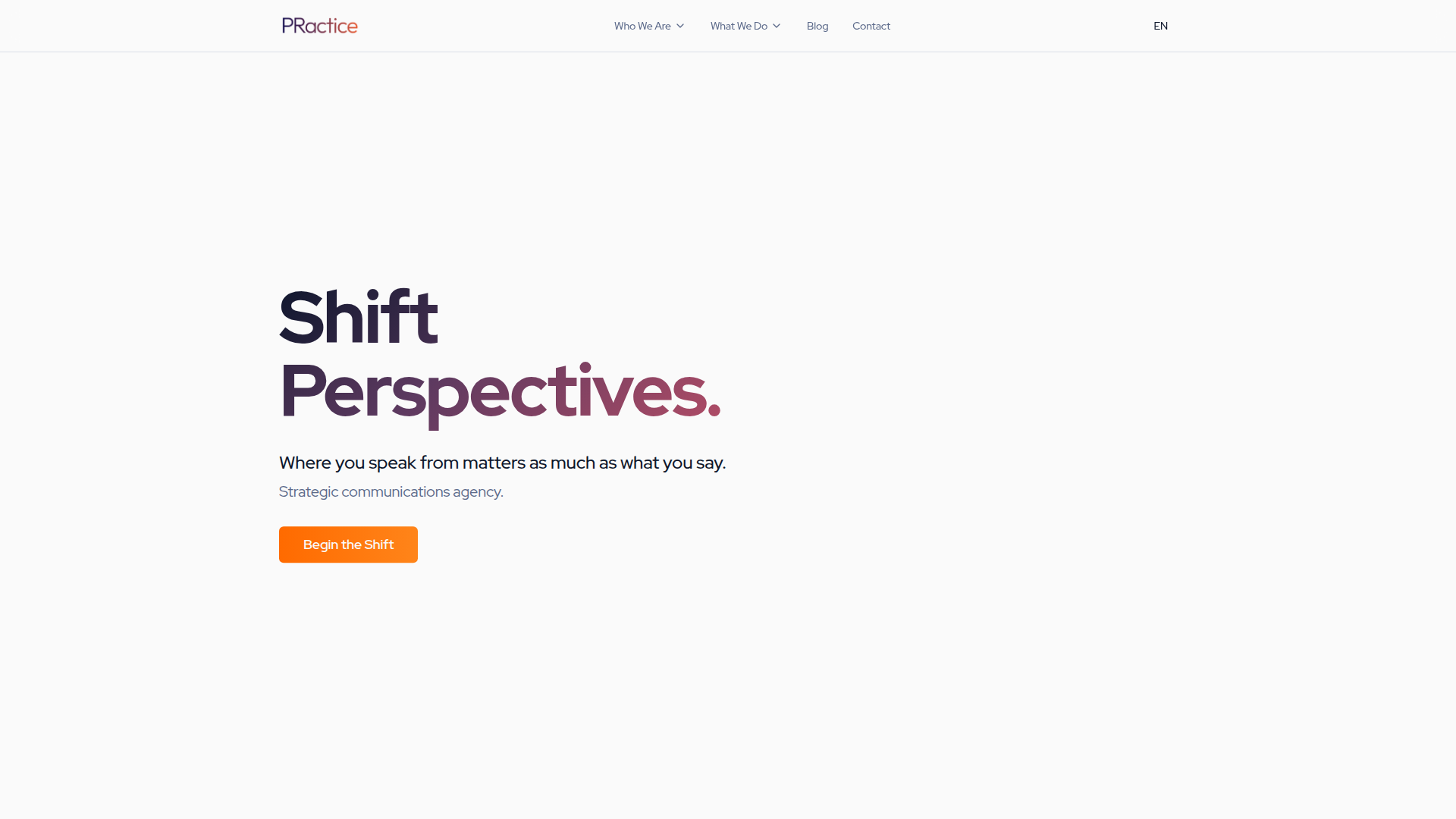 practicecomm.com: The Agency That Builds Its Own Digital — Digital Production & Strategic Positioning case study